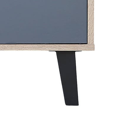 طاوله تلفزيون بلازما ماليزي خشبي - رمادي