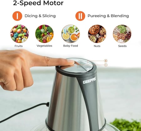 مفرمة خضار جيباس الكهربائية 400 واط