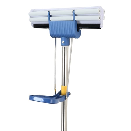 ممسحة تنظيف ارضيات مع عصا يدوية