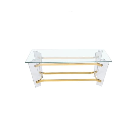 طاولة اكريليك شفافة 120 سم