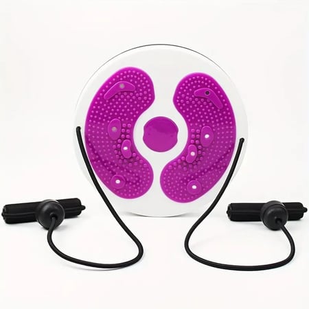 قرص دوار لتنحيف الخصر مع حبل تمرين الذراع