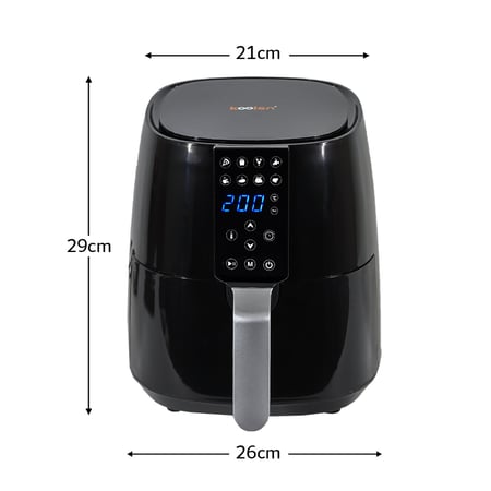 قلاية هوائيه ديجيتال كولن 1450 واط اسود