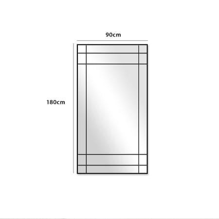 مراية حائط المونيوم مقاومة للكسر