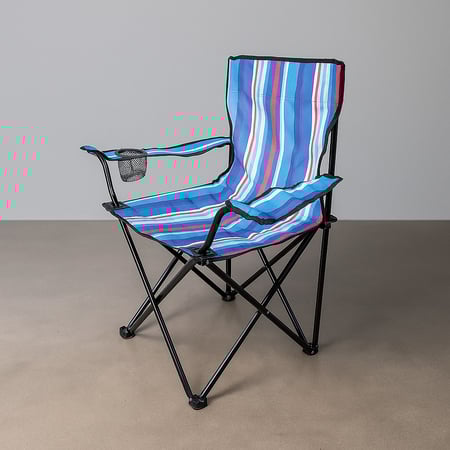 كراسي للرحلات والشاطئ مع حامل أكواب