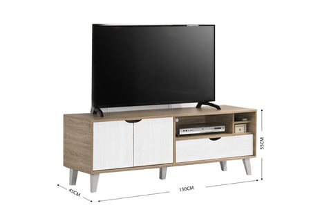 طاولة تلفزيون خشب ماليزي