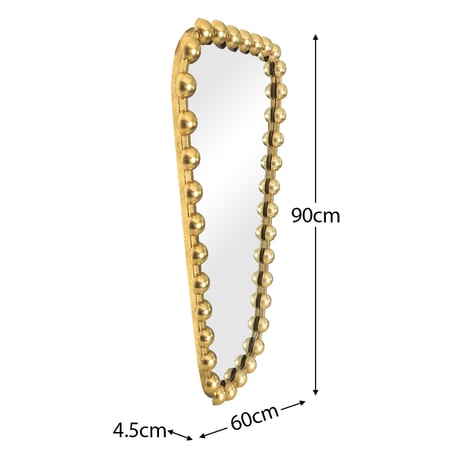 مرايات جدارية كلاسيك بإطار ذهبي