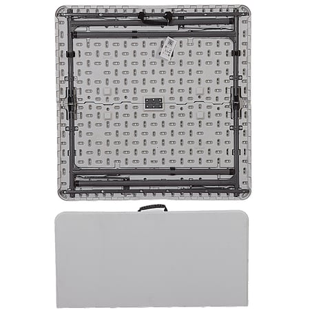 طاولة رحلات قابلة للطي ابيض