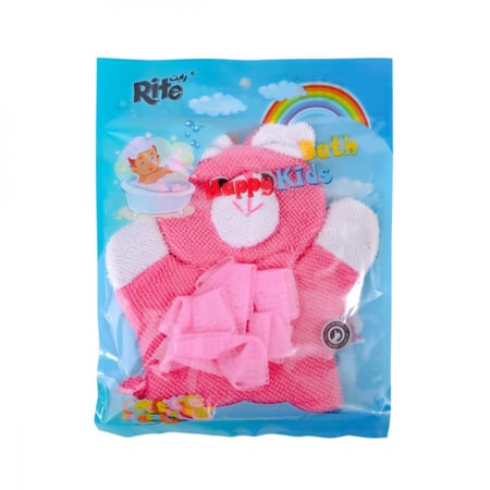 ليفة استحمام للأطفال لون وردي