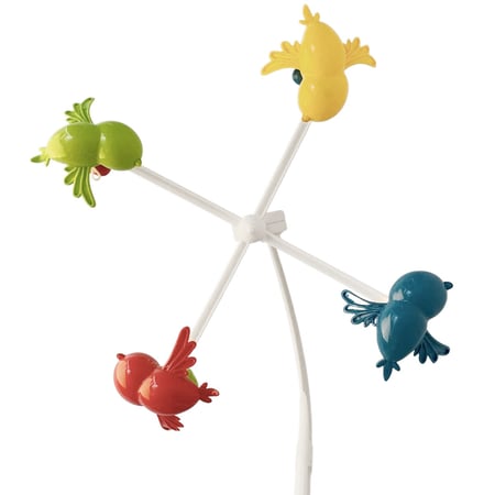 ألعاب سرير موسيقية دوارة للأطفال على شكل طيور جميلة