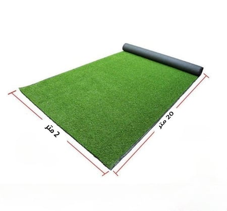 عشب صناعي أخضر 15ملم رول