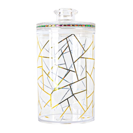 برطمان طعام شفاف بغطاء من الاكريليك