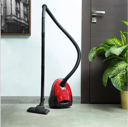 مكنسة جيباس الكهربائية 1.5 لتر بقوة 2200 وات أحمر -H-04-02