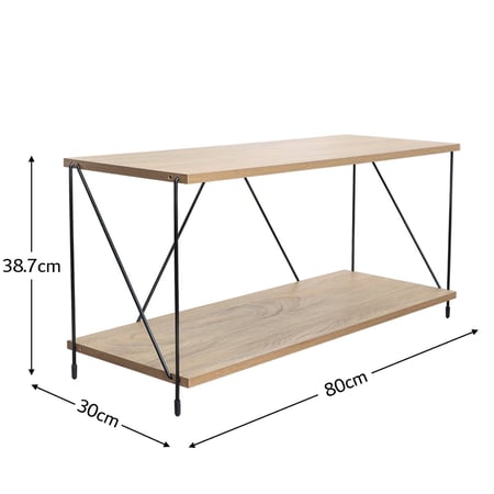 رف ديكور مدخل خشب ماليزي دورين شكل مستطيل لون خشبي