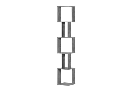 وحدة أرفف مربعات من الخشب الماليزي مكون من خمسة أدوار تستخدم كديكور من