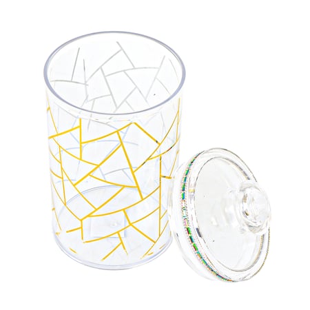 برطمان طعام شفاف بغطاء من الاكريليك