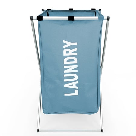 سلة ملابس قماش مفرد قابلة للطي