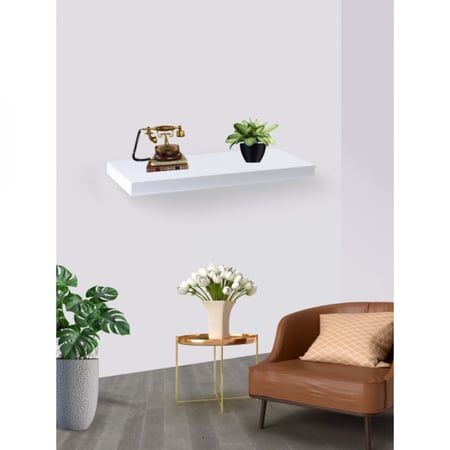 رفوف جدار خشب 60سم