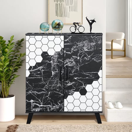 جزامه بابين خشب ماليزي لون اسود رخامي