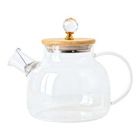 براد الشاي الحراري من زجاج البورسليكات - 1000 مل