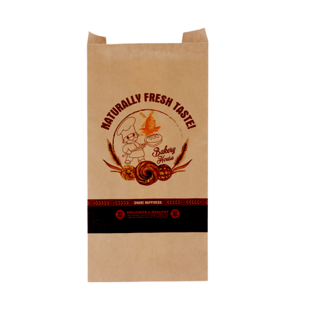 أكياس كرتونية للمخبوزات 12قطعة بيج
