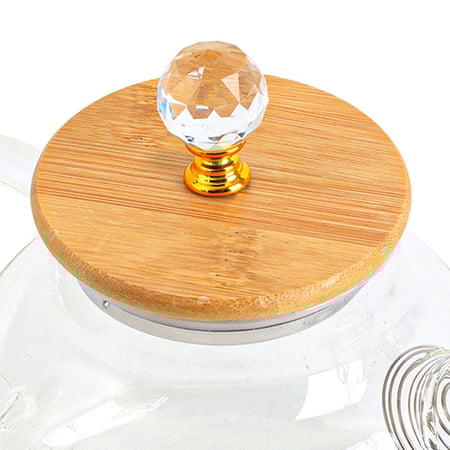 براد الشاي الحراري من زجاج البورسليكات - 1000 مل