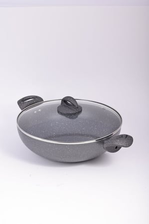 مقلاة جرانيت بغطاء - أرقي الضيافه