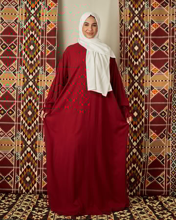 شرشف صلاة عودي- بسحاب وأكمام مطاطية