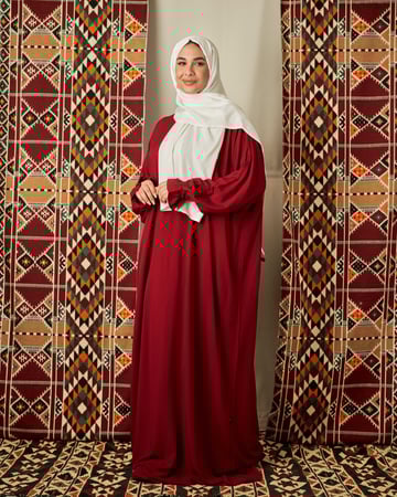 شرشف صلاة عودي- بسحاب وأكمام مطاطية