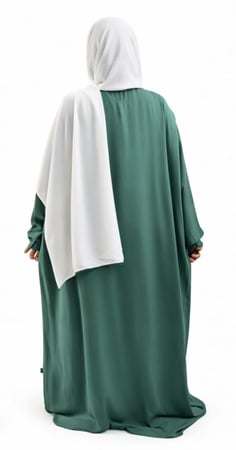 شرشف صلاة لون تيفاني - بسحاب وأكمام مطاطية