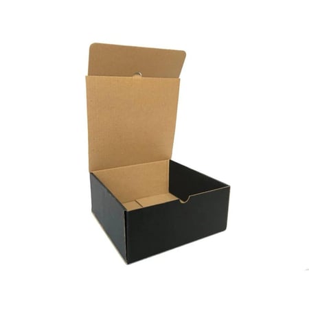 كرتون تركيب اسود مقاس 25cm 25cm 10cm