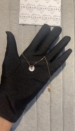 سلسال دو كارتييه قولد -ابيض