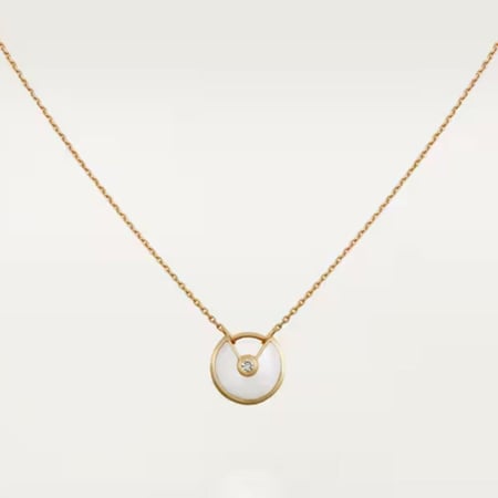 سلسال دو كارتييه قولد -ابيض