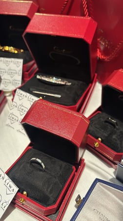 خاتم لوف فل دايموند نحيف-سلفر