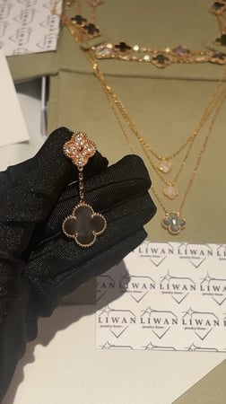 حلق ماجيك الامبرا عرق اللؤلؤ-روز قولد