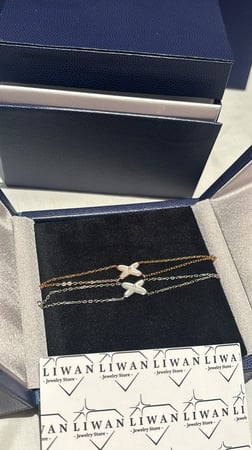 اسورة جو دو ليان حجر ابيض-روز قولد