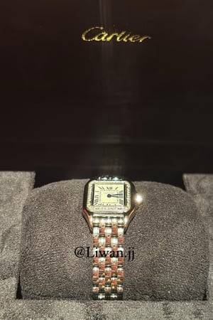 ساعة بانثر دو كارتييه -سمول