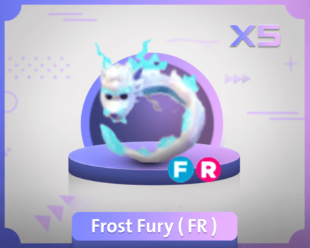 مخلوق Frost Fury بتصميم جليدي ولمعان أزرق