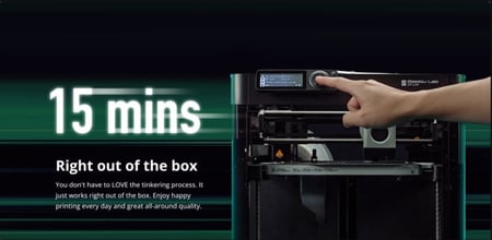 طابعة Bambu Lab P1S Combo مع تسارع 20000 مم ثانية