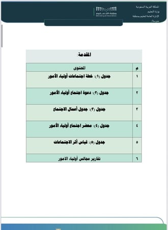 سجل مجالس أولياء الأمور
