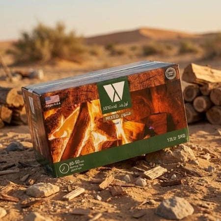 حطب أشجار متنوعة