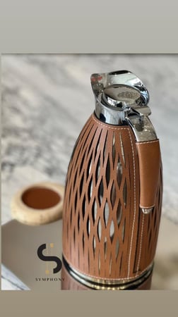 ترمس شاي بني كبير 2 لتر