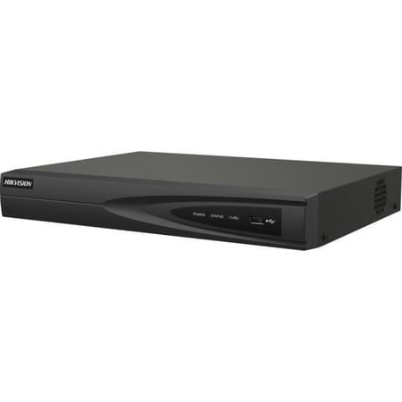 هيك فيجن - مسجل فيديو شبكة (NVR) بأربع قنوات بدقة 4K مع دعم PoE وتصميم مدمج 1U