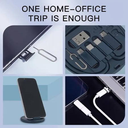 طقم مجموعة كابلات الشحن الكل في واحد-متجر رفوف القمر