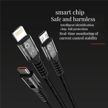 كابل وشاحن جوال ثلاثي-متجر رفوف القمر