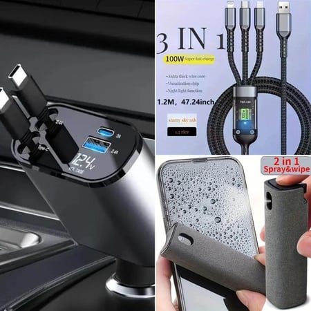 بكج شاحن السيارة-متجر رفوف القمر