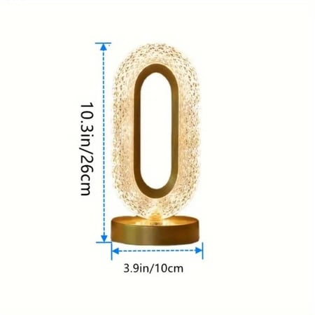 ابجورة اكريليك ٣ الوان تعمل باللمس-متجر رفوف القمر