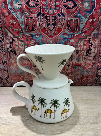 سيرفر وقمع قهوة