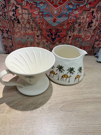 سيرفر وقمع قهوة