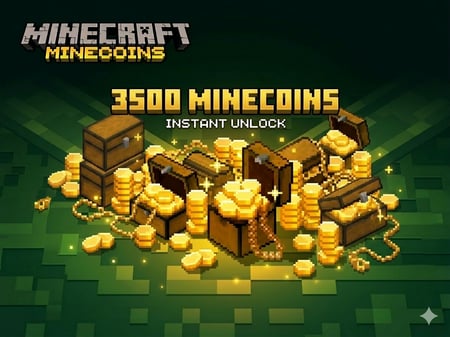 3500 minecoins لعبة minecraft