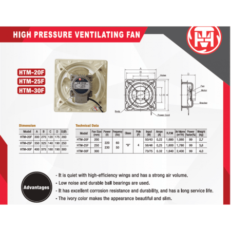 مروحة تهوية عالية الضغط